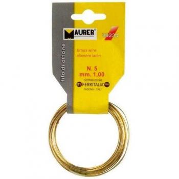 Filo d’Ottone Maurer 1010705 – 20 m, 0,6 mm in Matassina