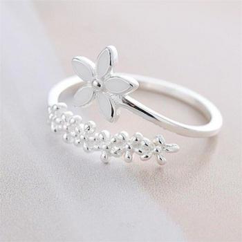 Koreanischer Zirkon Stern-Mond Ring für Mädchen