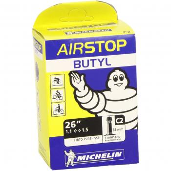 Michelin S125193 Chambre à air Noir, 26, 25-35mm