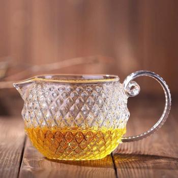 Théière Florale en Verre