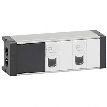 Mesa RJ45 Cat 6 Legrand, doble puerto – 073495