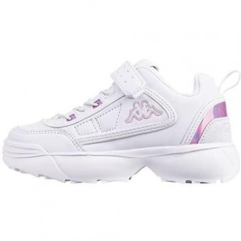 Kappa Kinder Sneaker, Größe 27, pink/weiß