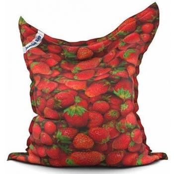 Cuscino Jumbo Bag 130x170cm Fragola Stampata