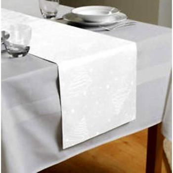 Holiday White Spruce Table Runner – 180 cm by 35 cm
