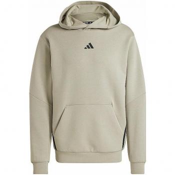 Adidas Trainings-Hoodie mit Logo-Print für Damen und Herren, Größe XL