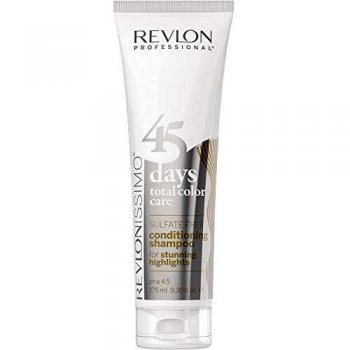 Revlon Professional 45 Dayes Protecteur de Couleur Shampooing + Après-Shampooing Highlights, Blanc Platine, 1 Unité, 275 ml