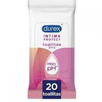 Durex Sensitive Skin Wipes 20 Count