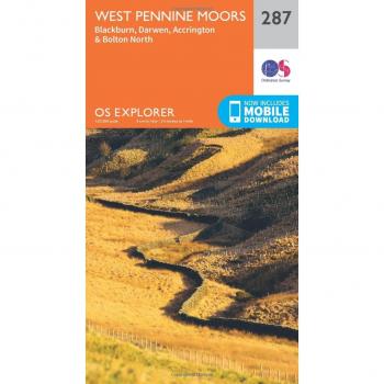 Ordnance Survey Map of West Pennine Moors