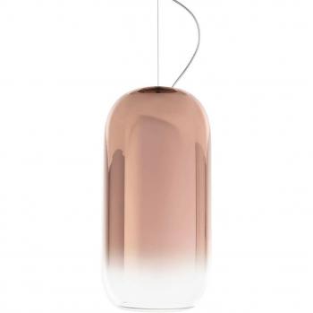 Mini lampada sospensione Gople Artemide Rame/Nero