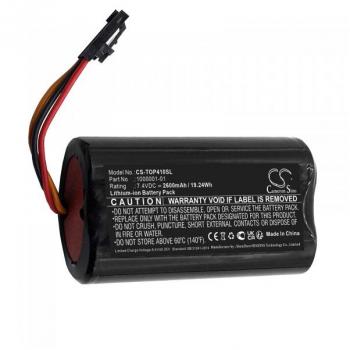 Topcon Hiper GPS SR Replacement Battery – 2600mAh, 19.24Wh