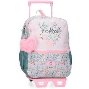 Mochila de Paseo Enso Tropical Love con Carro