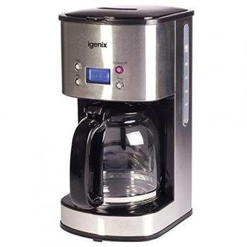 Digital Filter Coffee Machine, 800W, Black-Silver, Igenix IG8250
