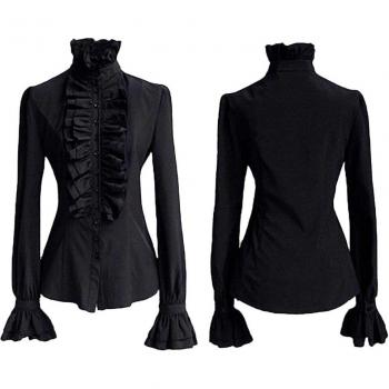 Medieval Lolita Ruffled Dress Shirt