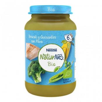 Nestlé Naturnes Bio Tarrito de Guisantes y Pavo con Brócoli 190 g