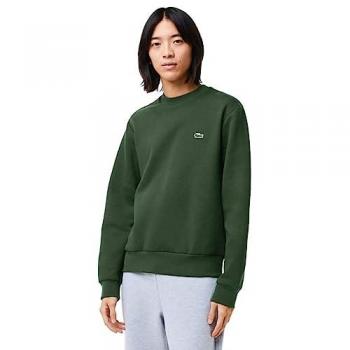 Lacoste Croc Col Rond Petit, Vert Foncé / Ivoire S