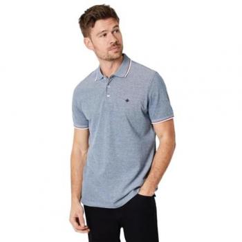 Men's Birdseye Tipped Polo