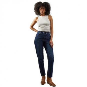 High Rise Straight Leg Women's Denim Jeans