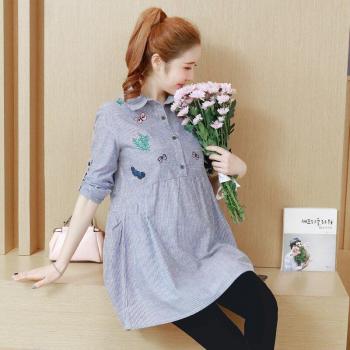 Blusa Suelta para Mujeres Embarazadas de Otoño