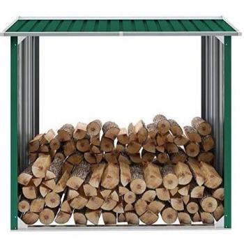 Galvanised Steel Log Storage Shed