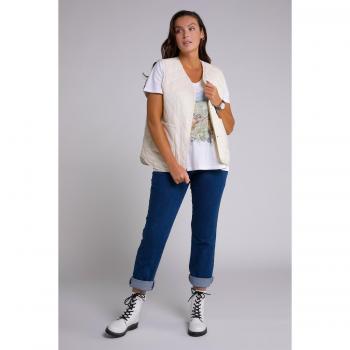 Ulla Popken Plus Size Lightweight Vest for Women