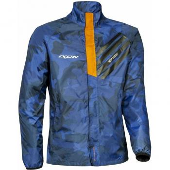 Ixon Stripe Giacca Antipioggia Blu Arancione 3XL
