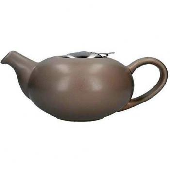 London Pottery Pebble Teapot, Stoneware, Matte Putty, 4 Cup