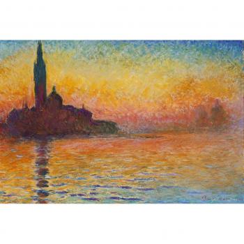 Crépuscule à Saint‑Georges‑Majeur – Puzzle d’Art Monet 1908