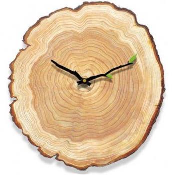 Reloj decorativo de pared de madera 12 pulgadas