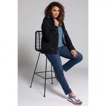 Plus Size Women's Triple Function Hooded Jacket, Black, Size 20/22, Polyester