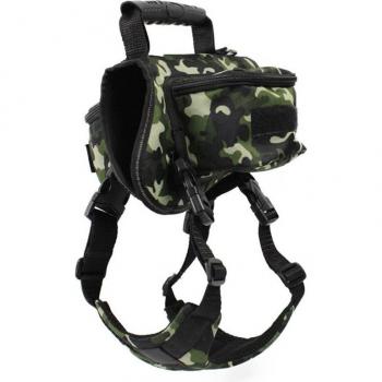 Camouflage Pet Backpack for Medium and Large Dogs