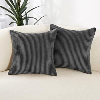 22x22 Inches Striped Cushion Covers for Sofas Seats