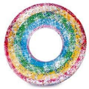 Flotador Inflable Multicolor Rainbow, 79 x 21 cm