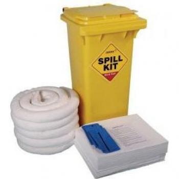 Pro-Series 120 Liter Spill Control Kit with Wheelie Bin