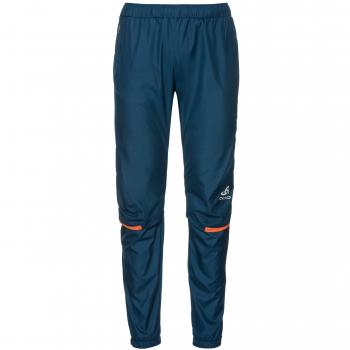 Odlo Herren-Longs Pants Miles Blau Opal L