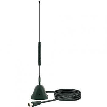 Schwaiger HD Stabantenne (Zimmerantenne, 22 dB, DVB-T / -T2), SAT Spiegel + SAT Antennen, Schwarz