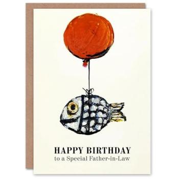 Happy Birthday, Fisher‑Dad‑in‑Law Card
