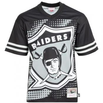 Unisex Black NFL Big Face 7.0 Jersey – Mitchell & Ness OakRider, Size XL