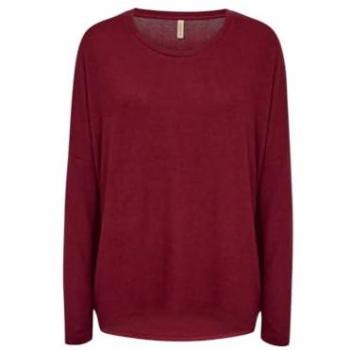 Soyaconcept Biara S‑Size Pullover – bequeme Viskose mit geripptem Design