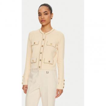 Beige Strickjacke von Elisabetta Franchi Größe 42