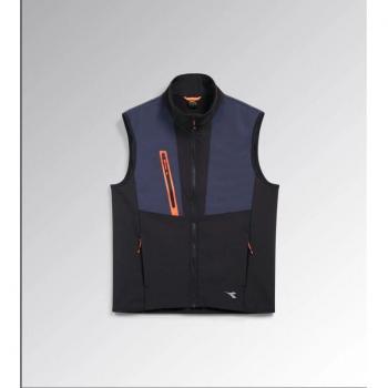 Gilet Lavoro Nero Fluo Diadora XXL Softshell Hybrid