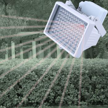 Luz Infrarroja LED para CCTV, 96 PCS, IP66, 850nm, resistente al agua, visión nocturna