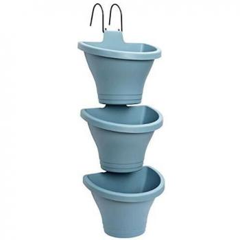 Pot‑Vert Bleu Elho – Jardinière verticale asymétrique