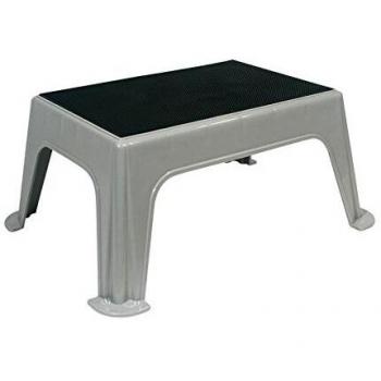 Brunner Trittstufe grau mit Antirutschmatte Traglast bis 150 kg