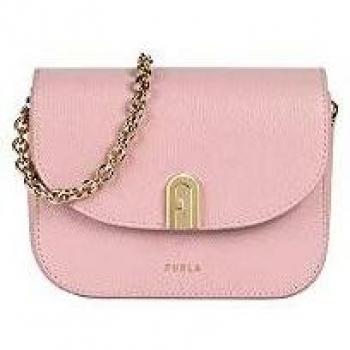Pink 1927 Furlà Mini Crossbody with Chain