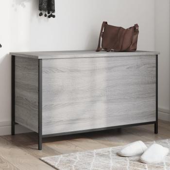 Storage Bench 80x42.5x50 cm Grey Sonoma Engineered Wood by vidaXL