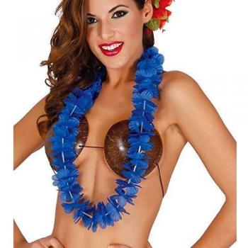 Collana di Fiori Hawaiana Turchese
