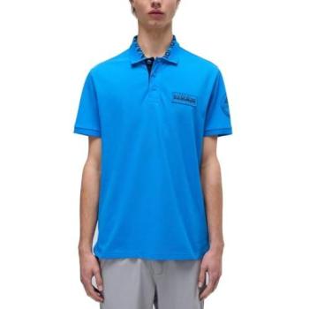Napapijri Poloshirt E‑Amundsen in Blau – regulärer Schnitt, Modell NP0A4IN9