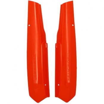 Carcasse moteur cyclo Peugeot 103 rouge (paire)