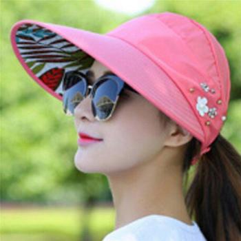 Sombrero léger femme visière plage UV protection large bord pêcheur