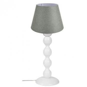 Lampada da Tavolo Base Bianca e Paralume Verde LAGUNAH372638